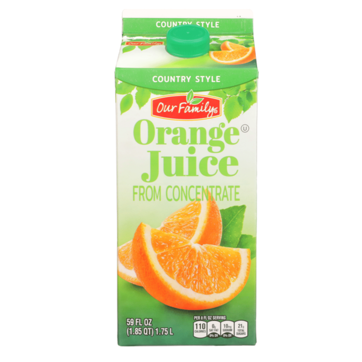 Our Family Country Style Orange Juice From Concentrate (59 fl oz ...