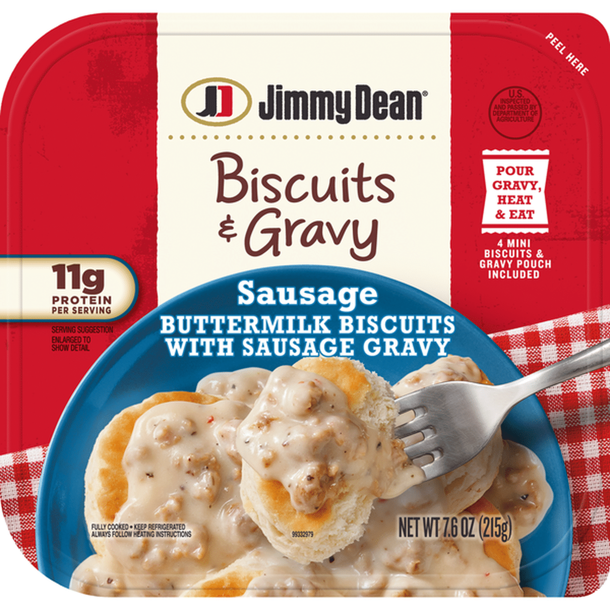 Jimmy Dean Biscuits Gravy Sausage Oz Box Oz Delivery Or