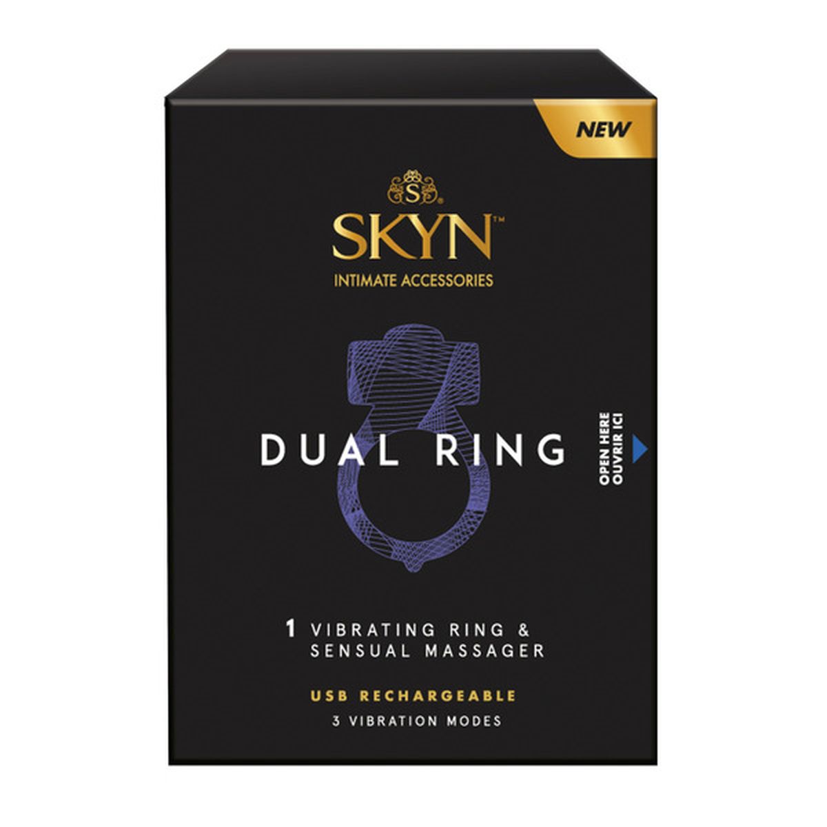 SKYN Dual Ring, 1 Vibrating Ring and Sensual Massager, Purple (1 each)  Delivery or Pickup Near Me - Instacart