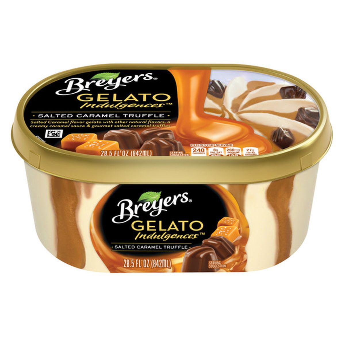 Breyers Gelato Indulgences Salted Caramel Truffle Fl Oz Delivery