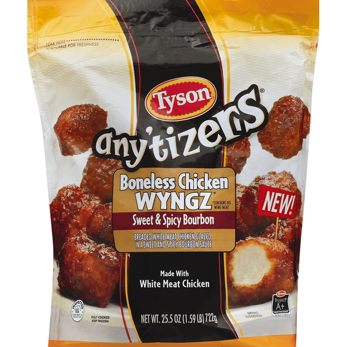 Tyson Anytizers Sweet And Spicy Bourbon Boneless Chicken Bites Frozen 255 Oz Delivery Or 1674