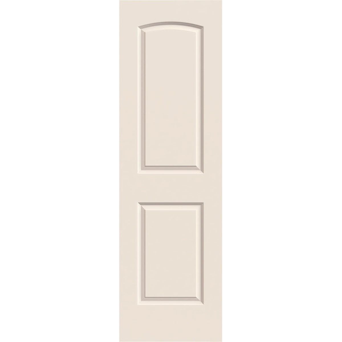 RELIABILT Caiman Primed 2-panel Round Top Hollow Core Primed Molded ...