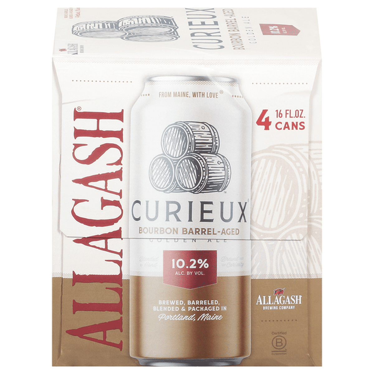 Allagash Beer, Golden Ale, Curieux (16 fl oz) Delivery or Pickup Near ...