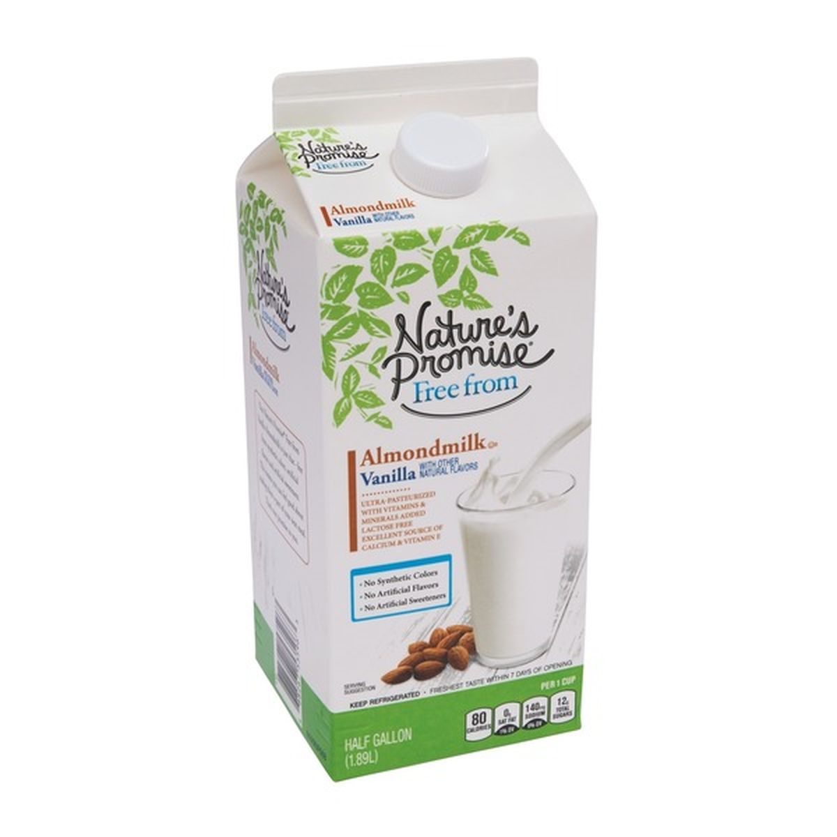 Nature's Promise Plant-Based Vanilla Almondmilk Unsweetened (64 fl oz ...