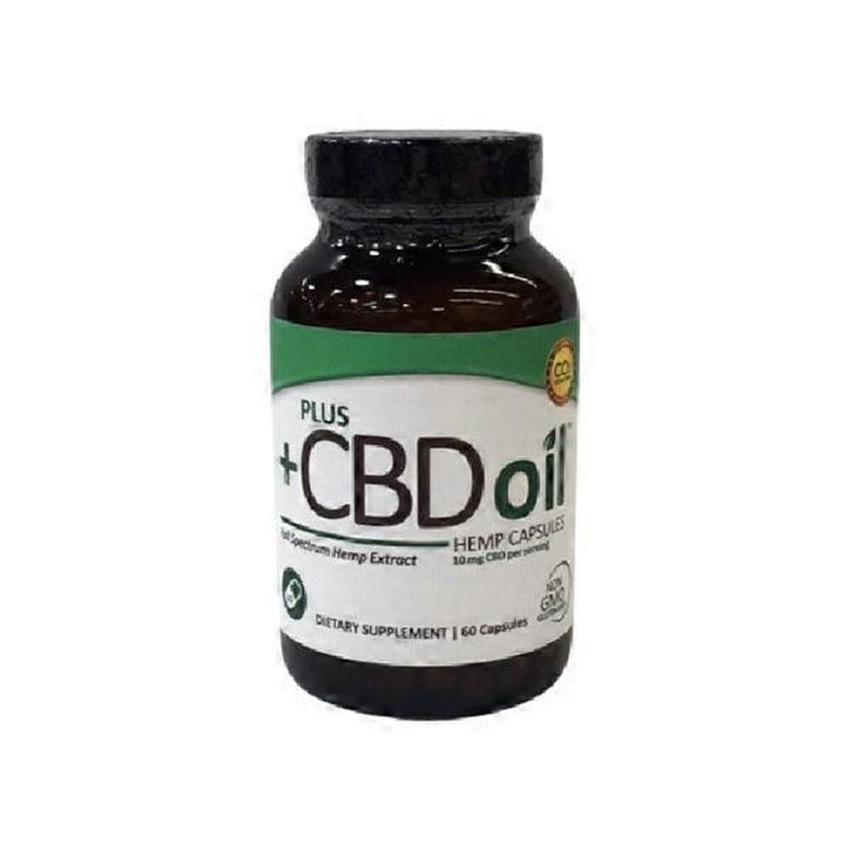 Pluscbd Oil Full Spectrum Hemp Extract Cbd 10 Mg Dietary Supplement Capsules 60 Each Delivery