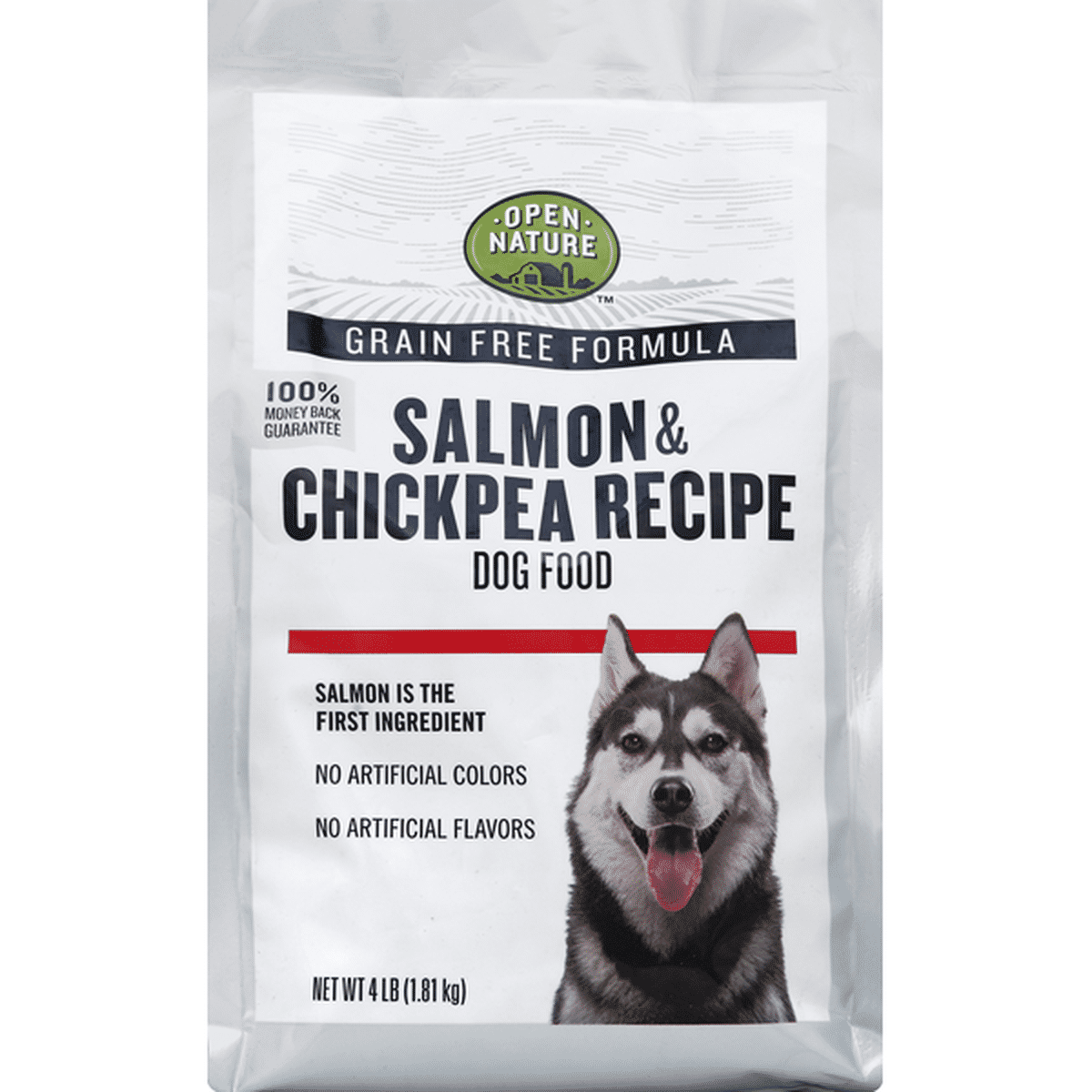 Open Nature Dog Food Grain Free Formula Salmon Chickpea Recipe