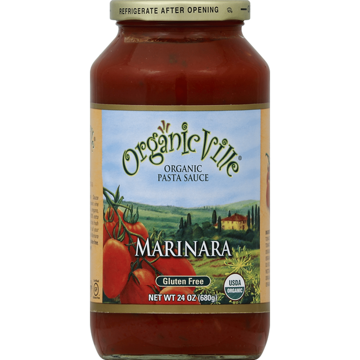 Organicville Pasta Sauce Organic Marinara 24 Oz Delivery Or Pickup