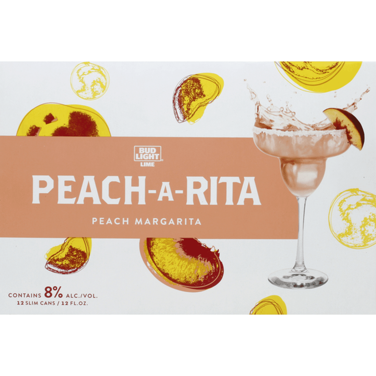 Bud Light Margarita, Peach-A-Rita, 12 Pack (8 fl oz) Delivery or Pickup  Near Me - Instacart