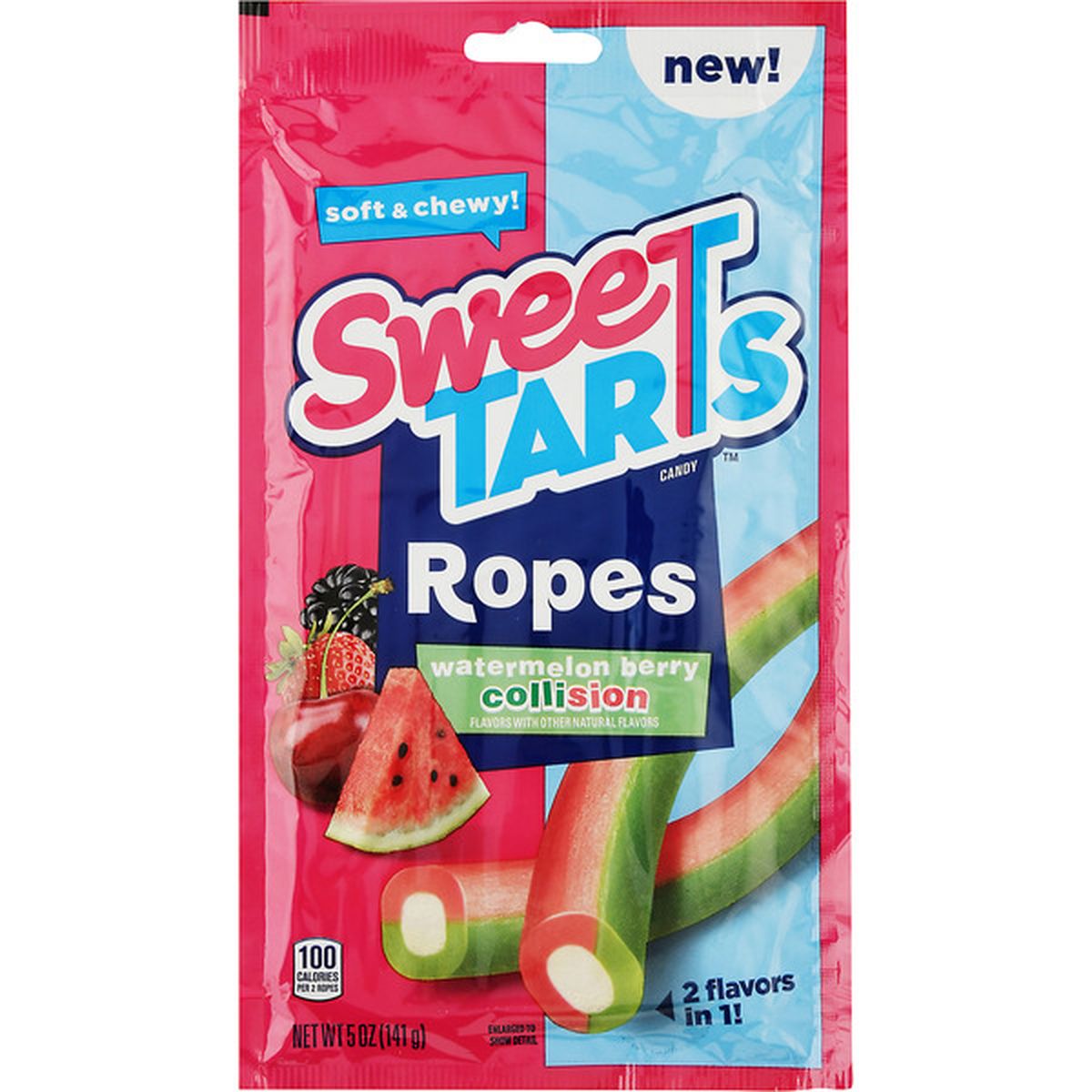 SweeTARTS Candy, Watermelon Berry, Ropes, Collision (5 oz) Delivery or ...