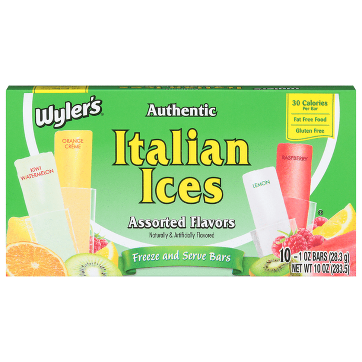 Wylers Bars Assorted Flavors Authentic Italian Ices 1 Oz Delivery Or Pickup Near Me 7457