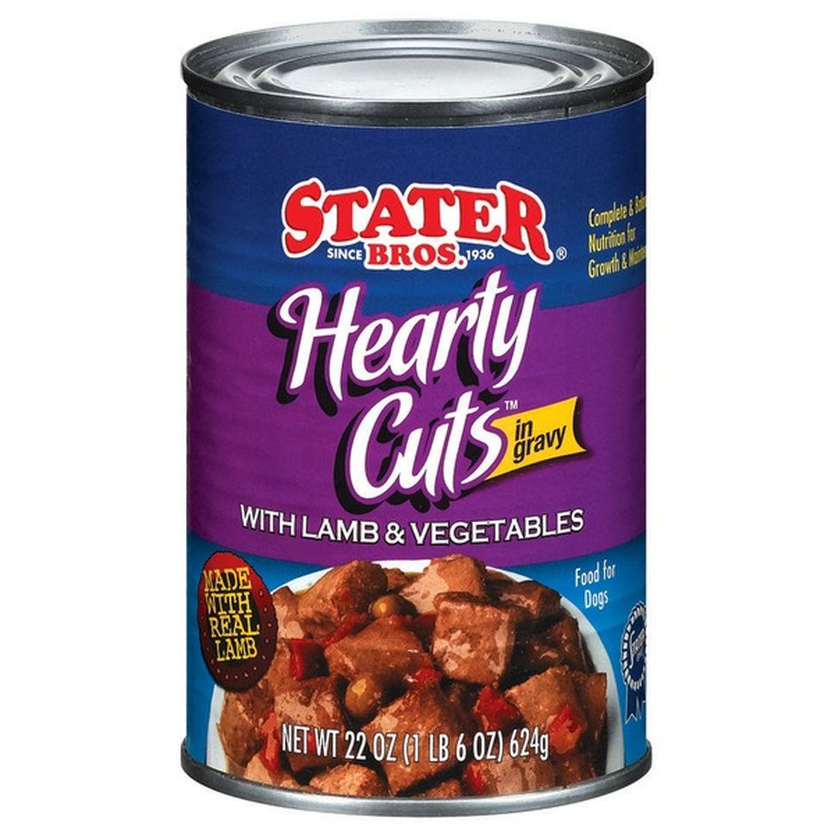 Stater Bros. Markets Hearty Cuts Dog Food With Lamb Vegetables