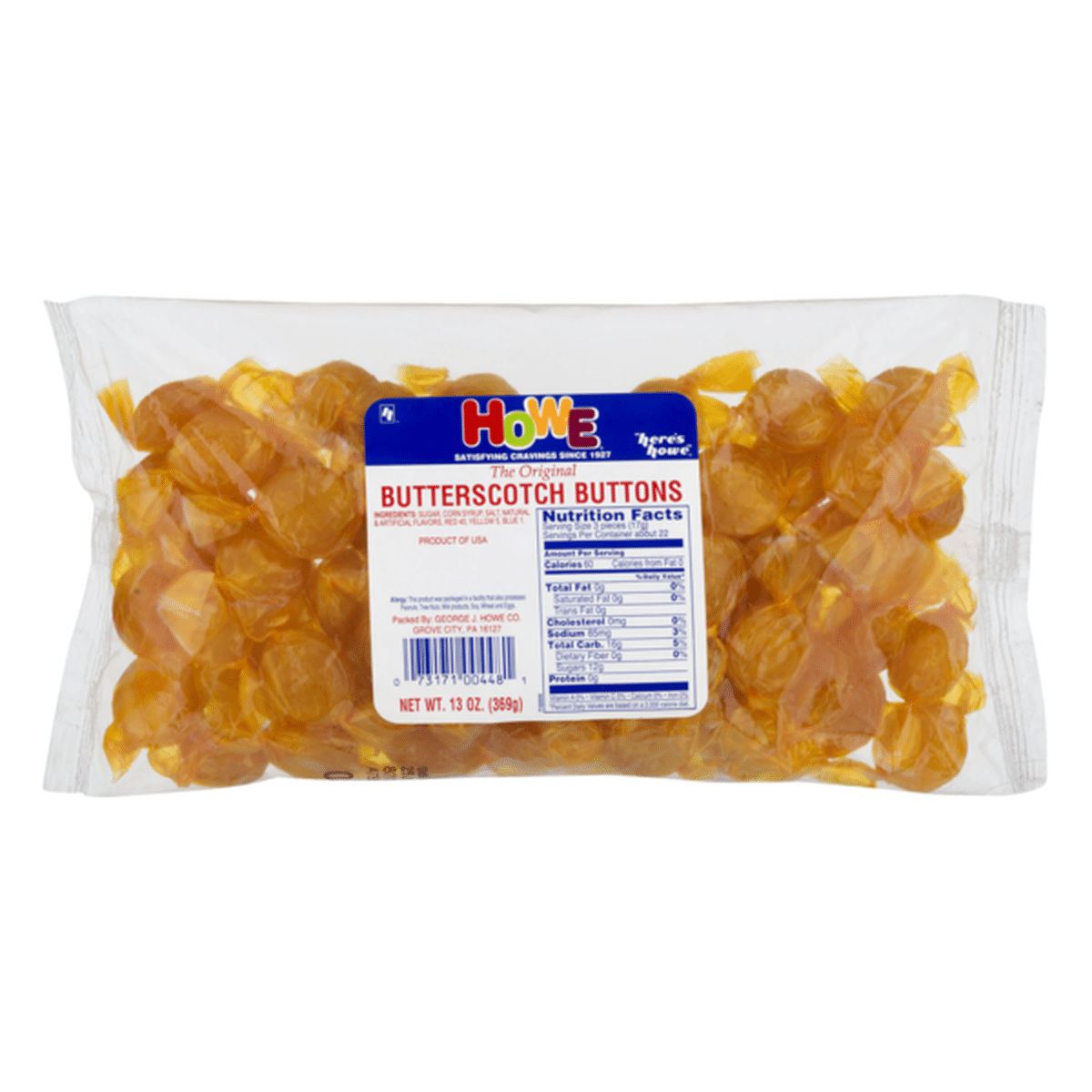 Howe Butterscotch Buttons (13 oz) Delivery or Pickup Near Me - Instacart