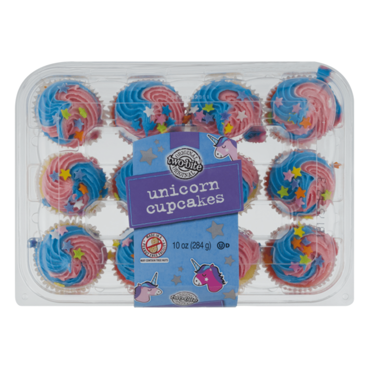 Two Bite Unicorn Cupcakes (10 oz) Delivery or Pickup Near Me - Instacart