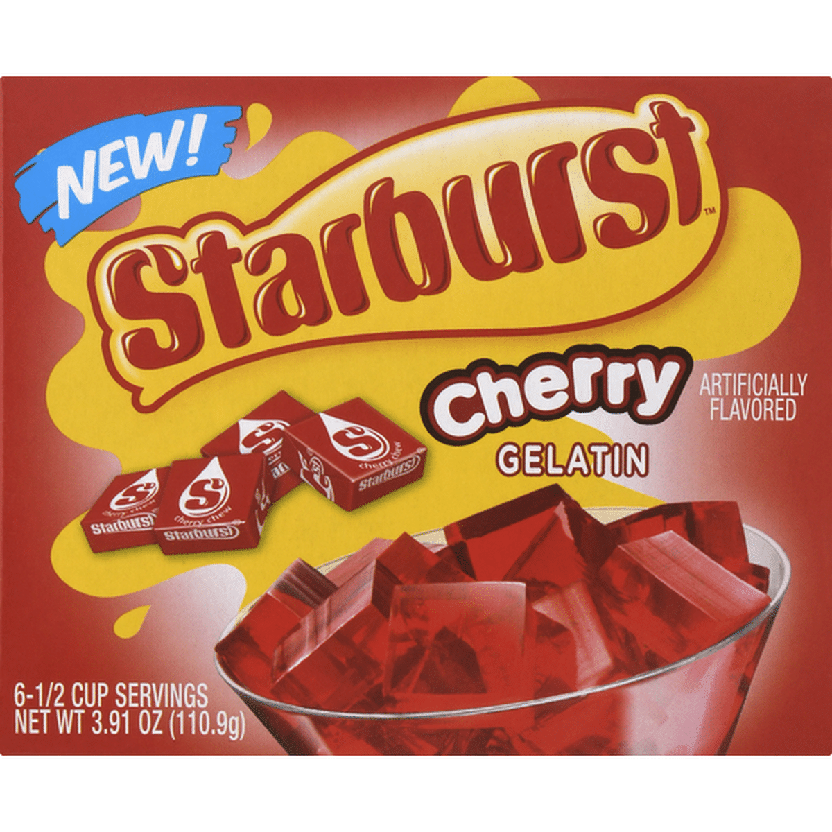 STARBURST Gelatin, Cherry (3.91 oz) Delivery or Pickup Near Me - Instacart