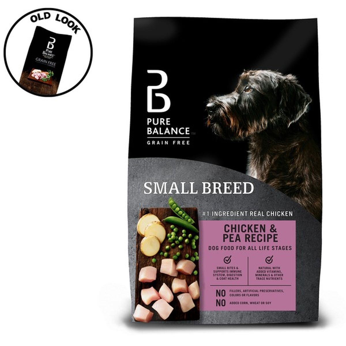 Pure Balance Chicken Pea Recipe Grain Free Small Breed Dry Dog