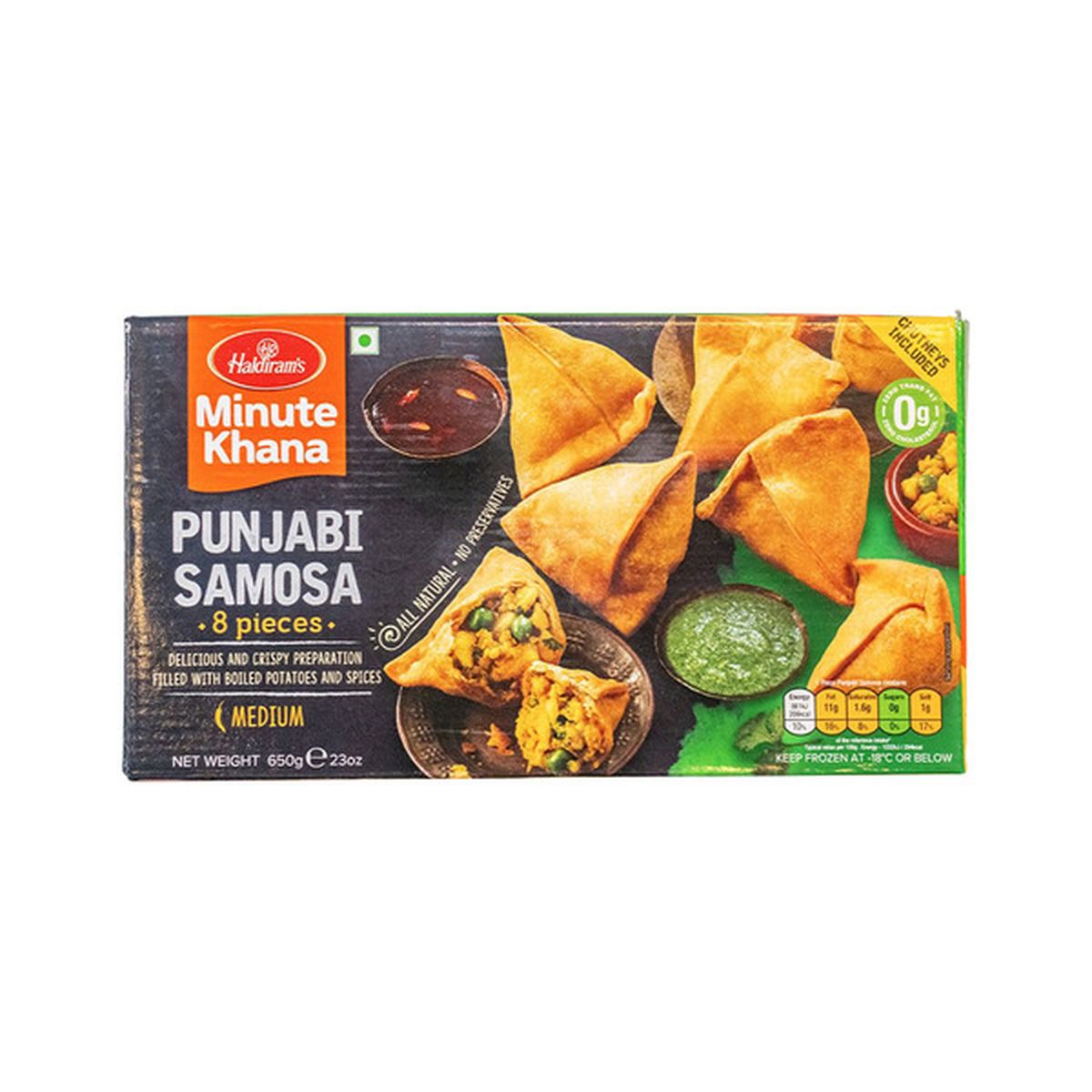 Haldiram's Frozen Punjabi Samosa With Sweet & Green Chutney (23 oz ...