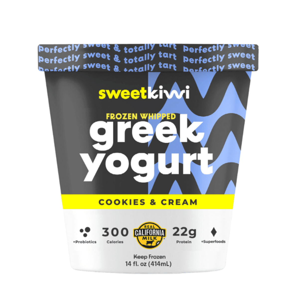 Sweetkiwi Cookies And Cream Frozen Whipped Greek Yogurt 14 Fl Oz Delivery Or Pickup Near Me 4065