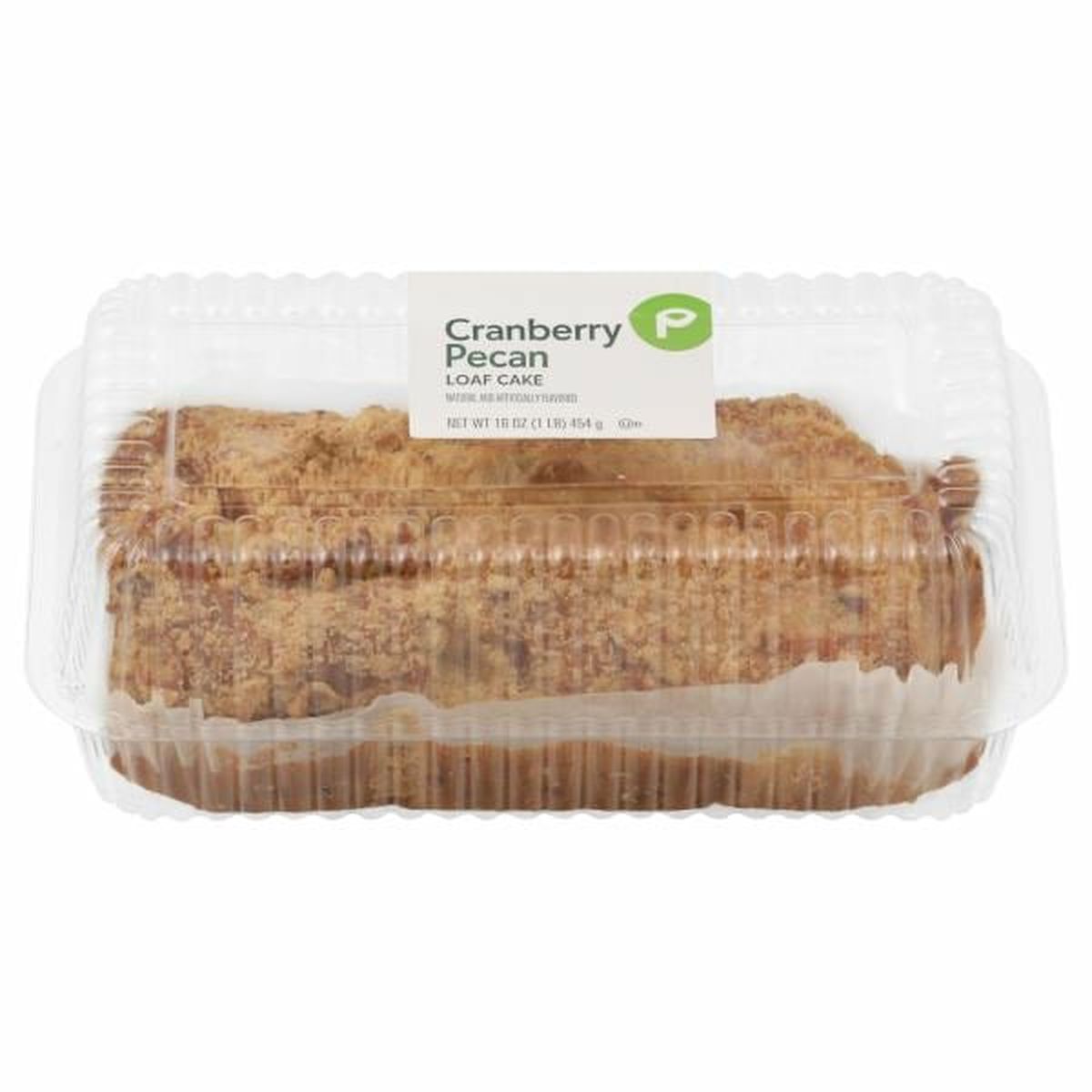 Publix Bakery Loaf Cake, Cranberry Pecan