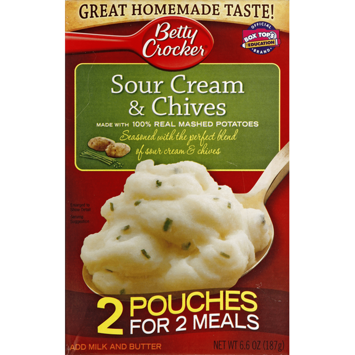 Betty Crocker Mashed Potatoes Sour Cream And Chives 66 Oz Delivery Or Pickup Near Me Instacart 3252