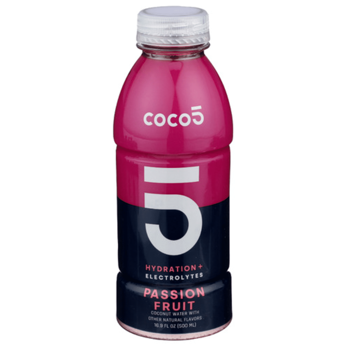 COCO5 Passion Fruit Flavor, Natural Coconut Water Hydration