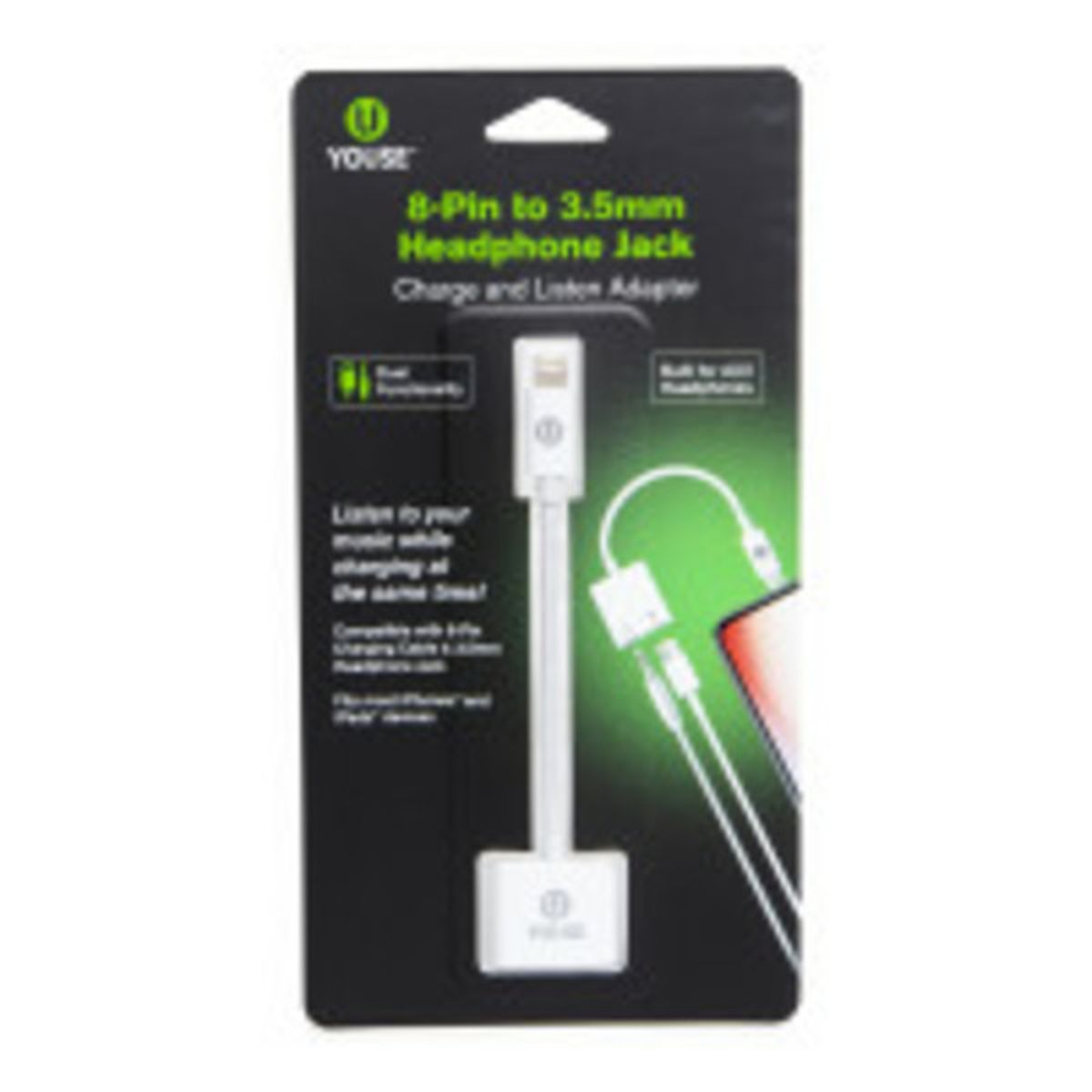 U Youse 8 Pin to 3.5mm Headphone Jack (3.5) Delivery or Pickup Near Me ...