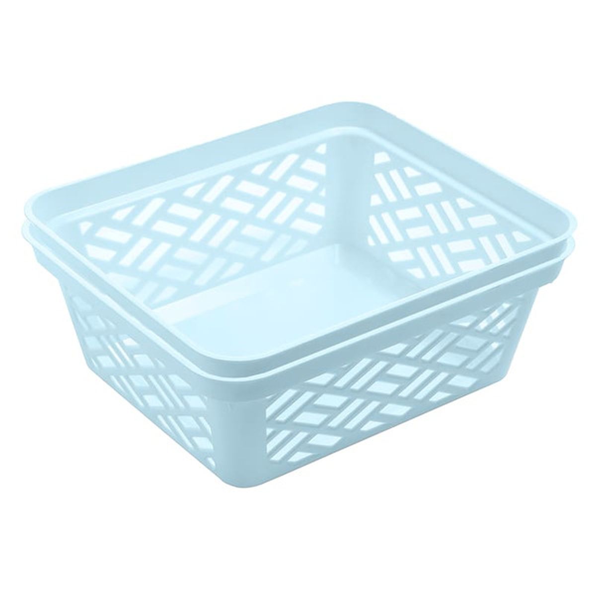 Brickor Stacking Basket, Small - Blue (2 ct) Delivery or Pickup Near Me ...