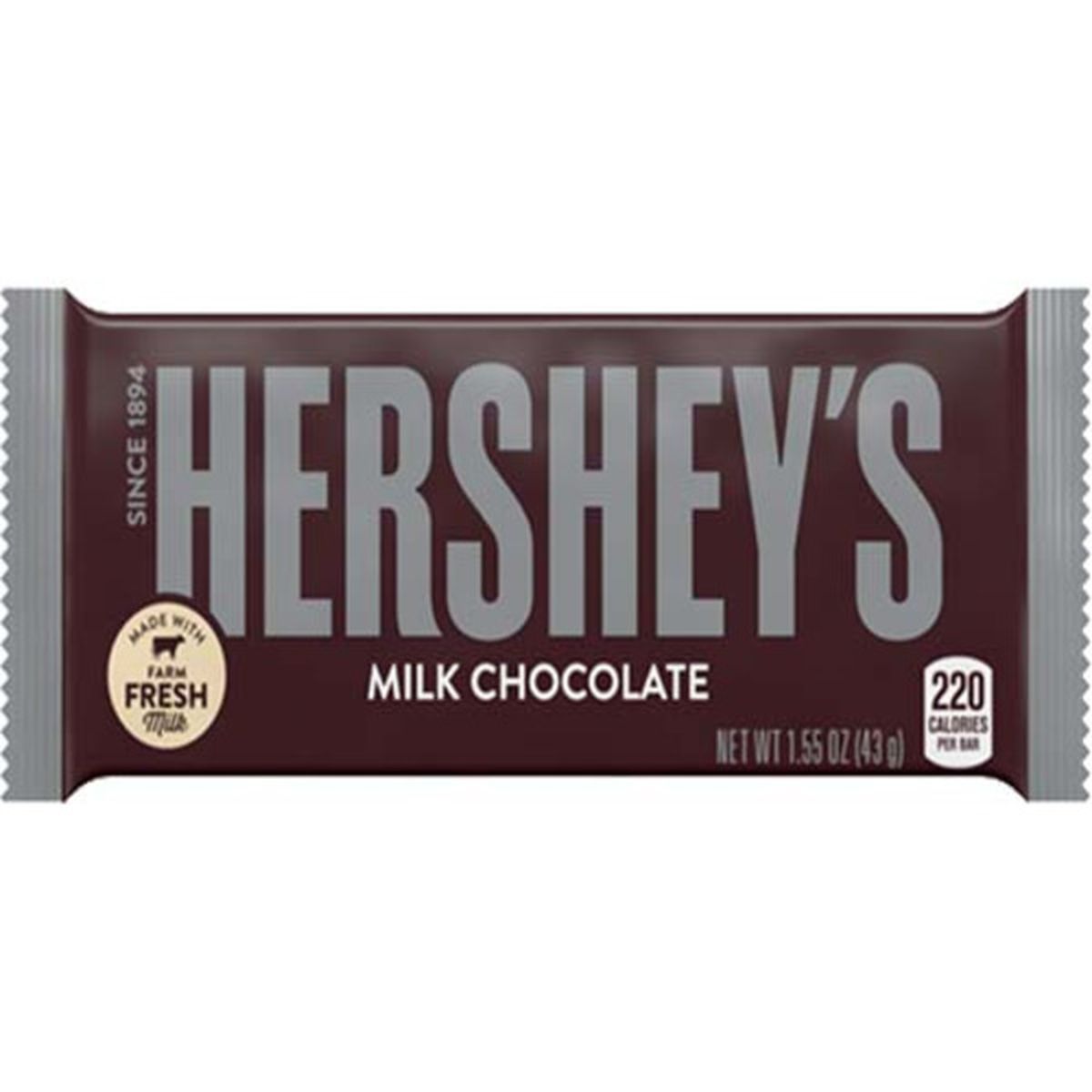 Hershey's Milk Chocolate Candy Bar (1.55 oz) Delivery or Pickup Near Me ...