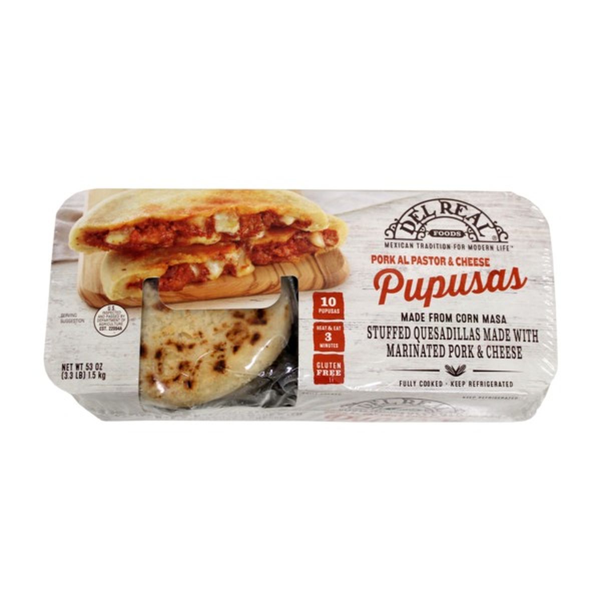 Del Real Pork Al Pastor Pupusas (53 oz) Delivery or Pickup Near Me