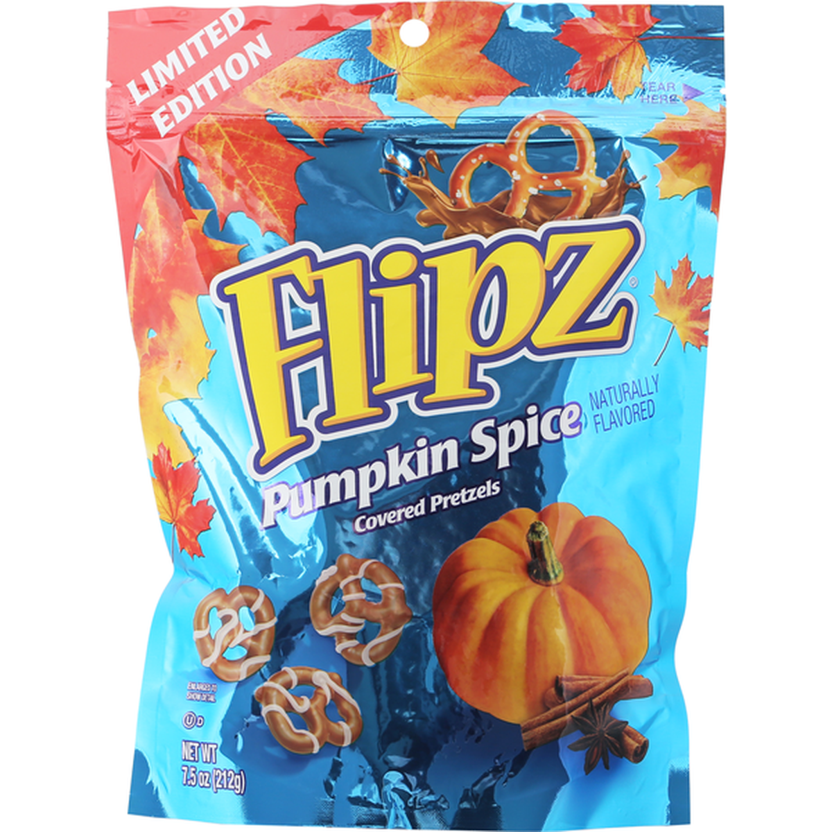 Flipz Pretzels, Covered, Pumpkin Spice (7.5 oz) Delivery or Pickup Near ...