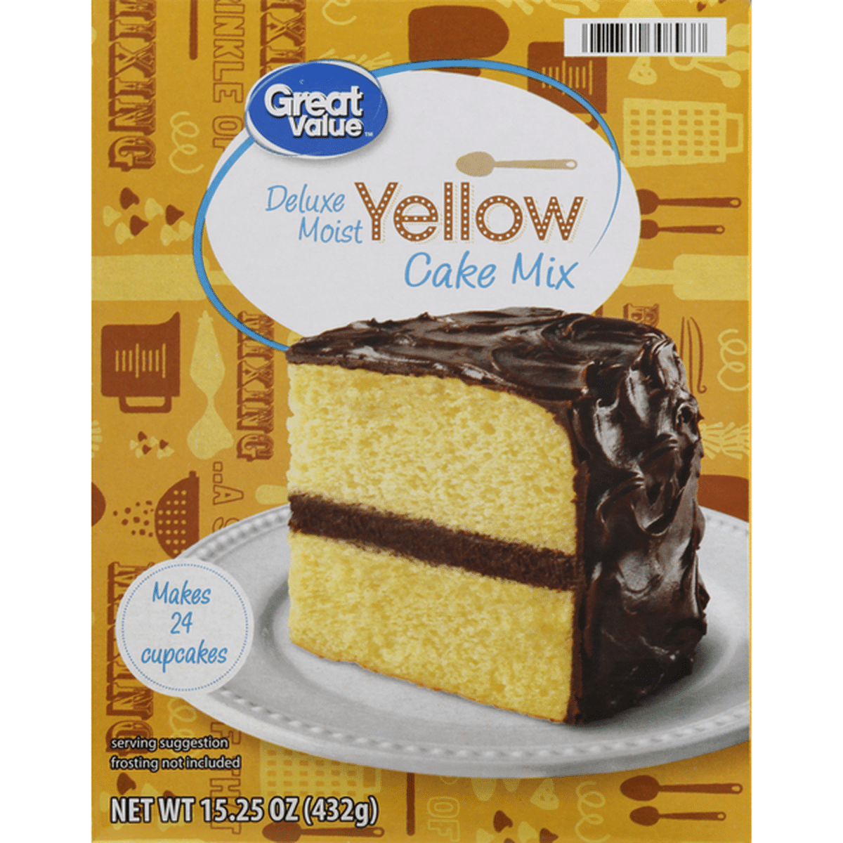 Great Value Cake Mix, Deluxe Moist, Yellow (15.25 oz) Delivery or ...