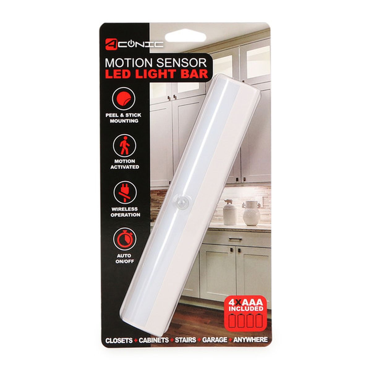 ACONIC Battery Operated Wireless Motion Sensor Led Light Bar L