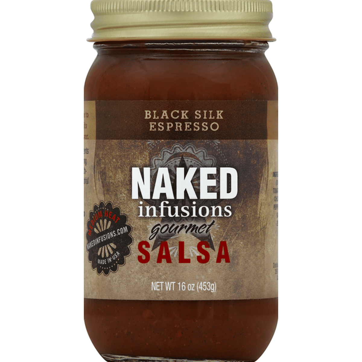 Naked Infusions Salsa Gourmet Black Silk Espresso Medium Heat Oz Delivery Or Pickup Near