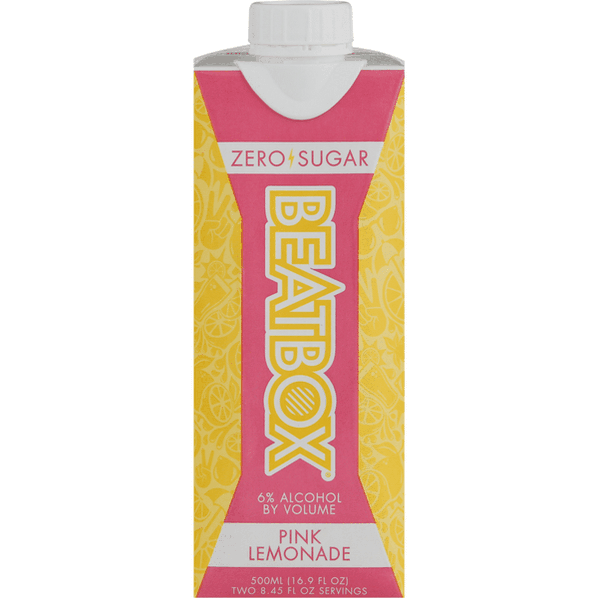 Beatbox Alcoholic Beverage, Zero Sugar, Pink Lemonade (16.9 Fl Oz 