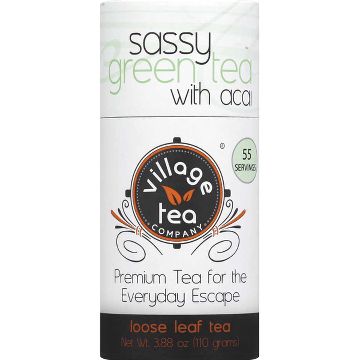 Village Tea Green Tea With Acai Sassy Loose Leaf 55 Each Delivery Or Pickup Near Me Instacart 3677