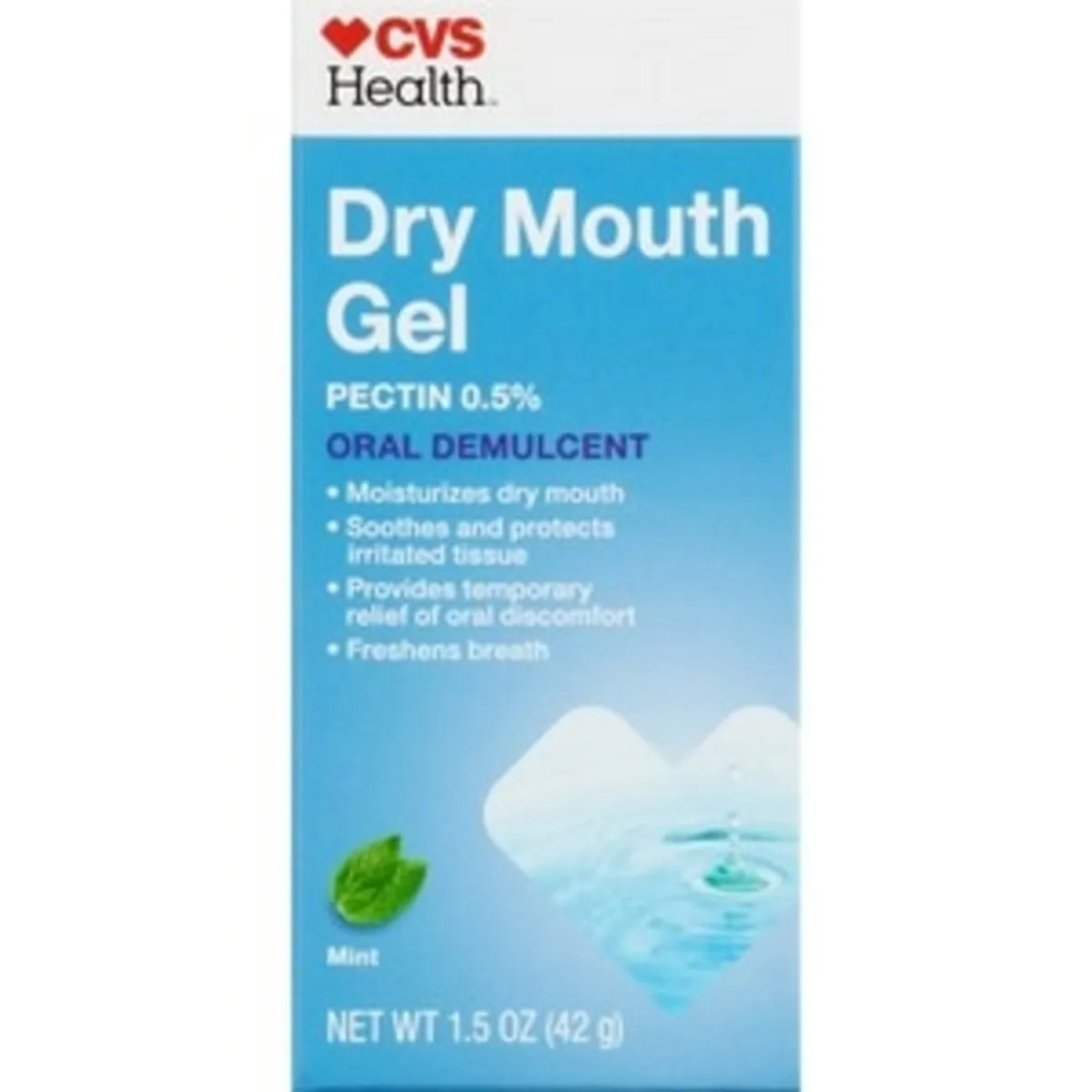 CVS Health Dry Mouth Gel Pectin 0.5% Oral Demulcent (1.5 oz) Delivery ...