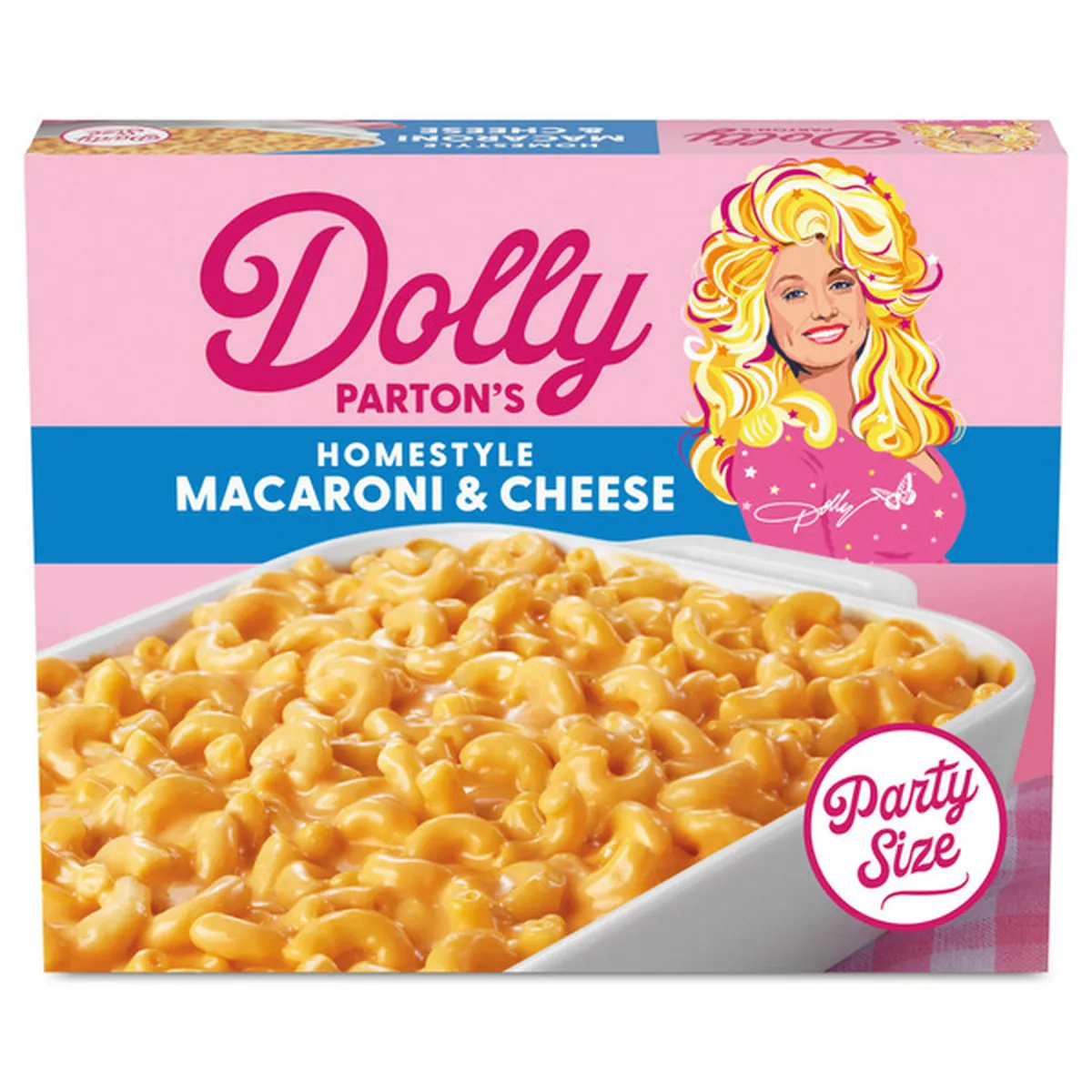 Dolly Parton Homestyle Macaroni & Cheese, Frozen Meal (76 oz) Delivery ...