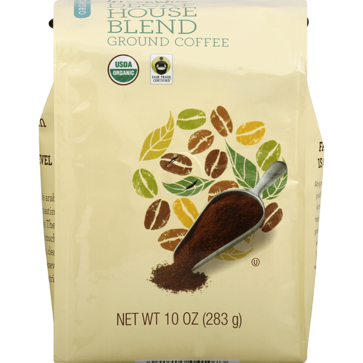 GreenWise Organic Ground House Blend Decaffeinated Coffee 10 Oz