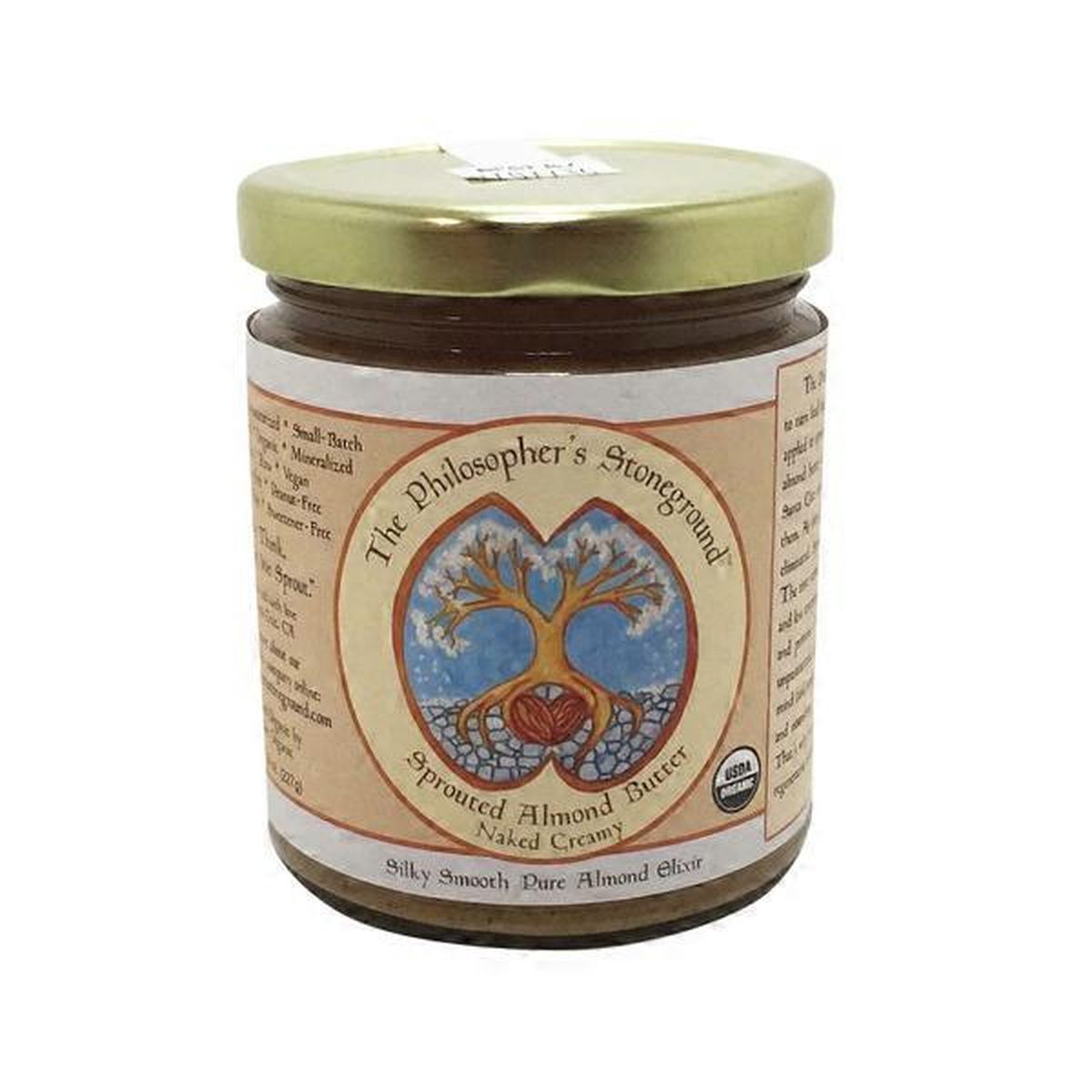 Philosopher Foods Naked Creamy Sprouted Almond Butter Oz Delivery