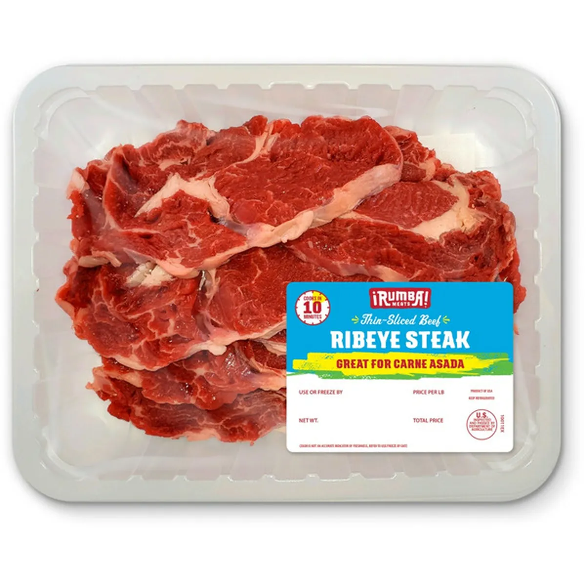 Rumba Meats Thin Sliced Beef Ribeye Steak Lb Delivery Or Pickup