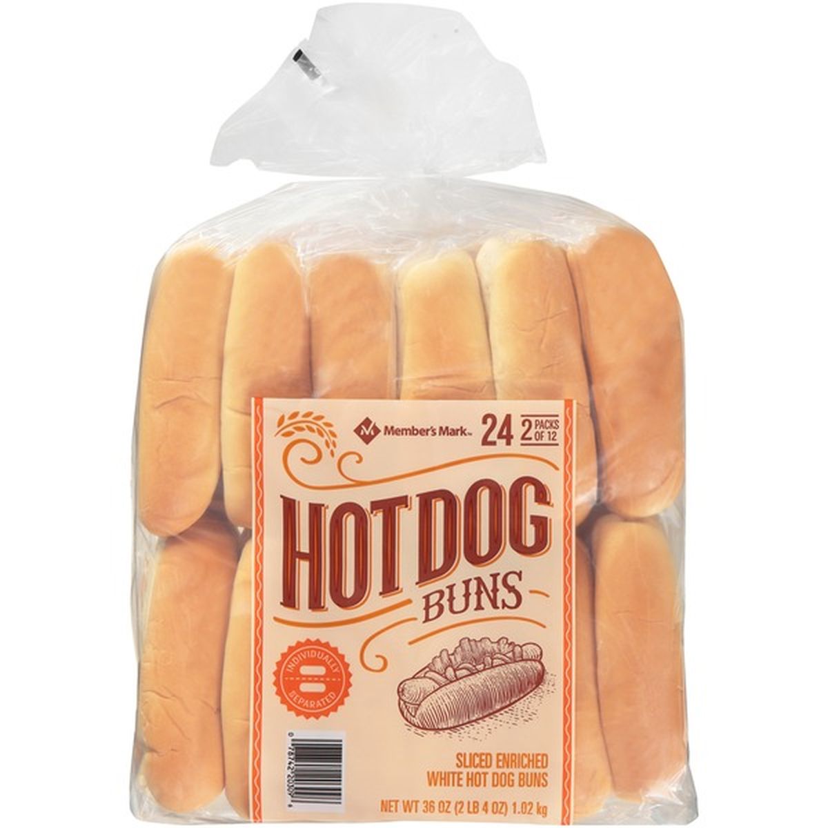 Member's Mark Hot Dog Buns (12 ct) Delivery or Pickup Near Me - Instacart