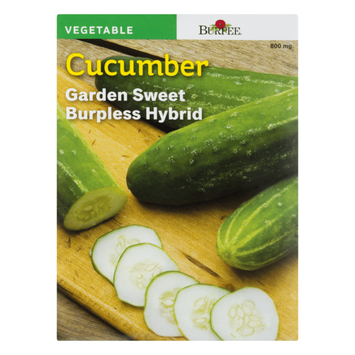 Burpee Cucumber Garden Sweet Burpless Hybrid 800 Mg Delivery Or Pickup Near Me Instacart