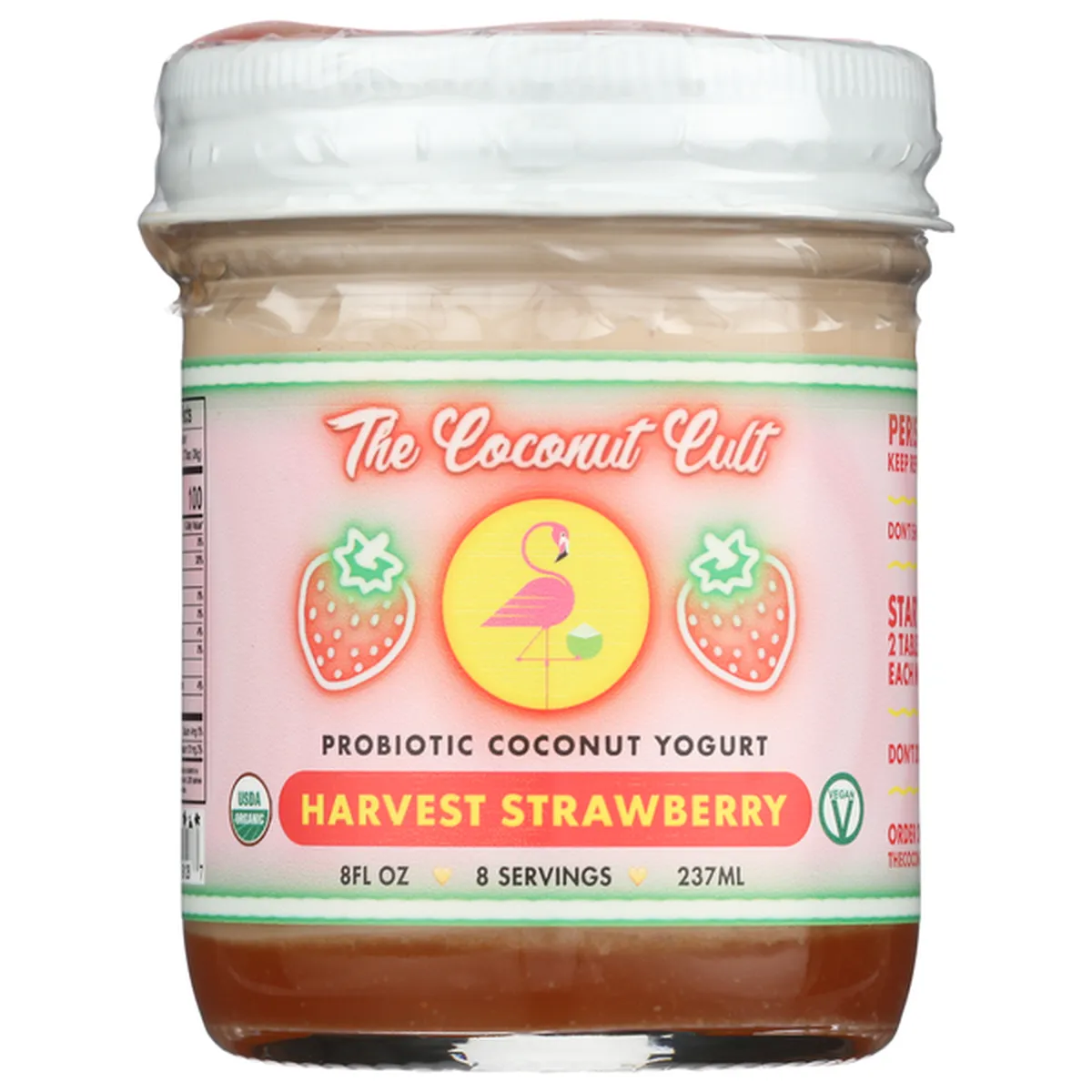 The Coconut Cult Harvest Strawberry Multi-serve Probiotic Coconut ...