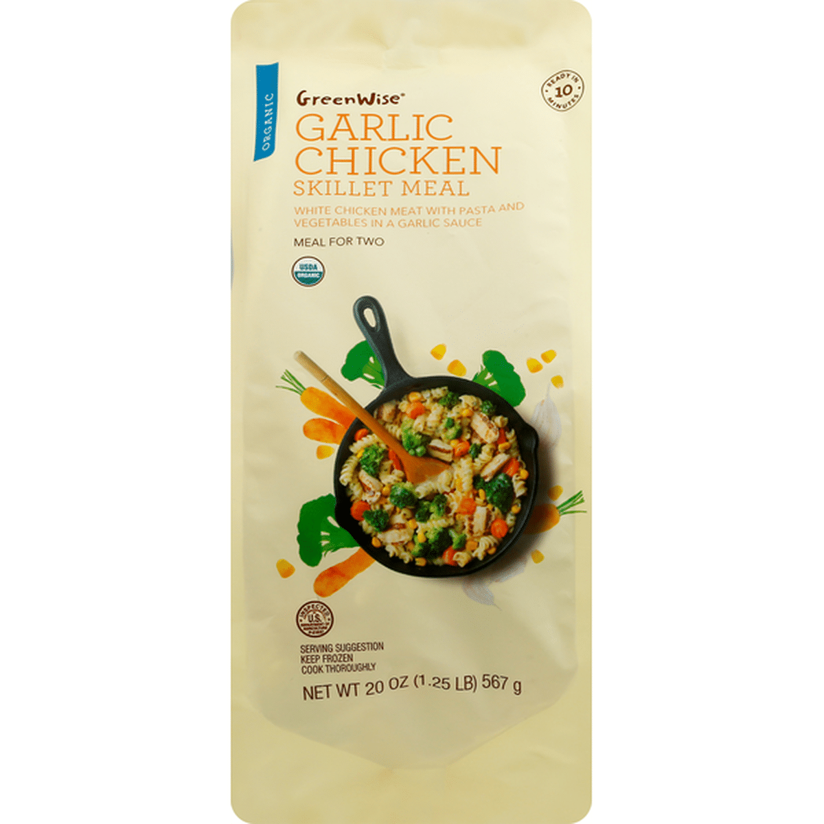 GreenWise Skillet Meal, Organic, Garlic Chicken (20 oz) Delivery or ...