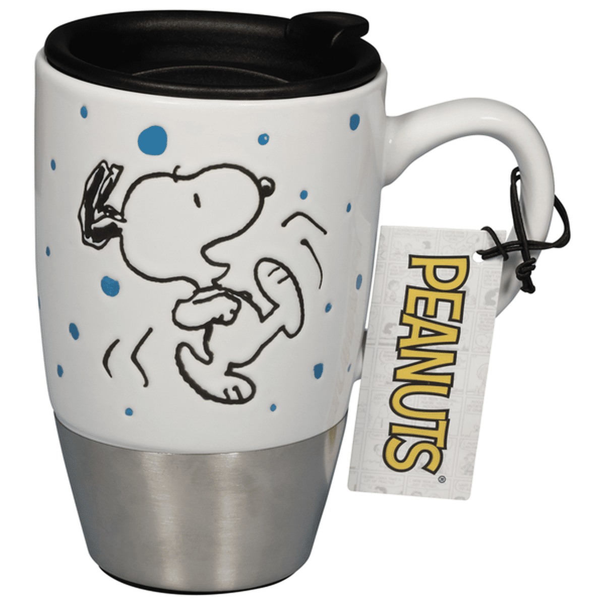 Peanuts Travel Mug, Stainless Steel, Snoopy Time, 15 Ounce (1 each ...