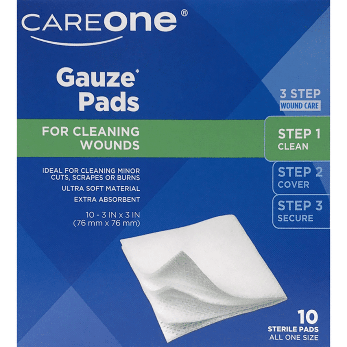 CareOne Gauze Pads for Cleaning Wounds (10 ct) Delivery or Pickup Near ...