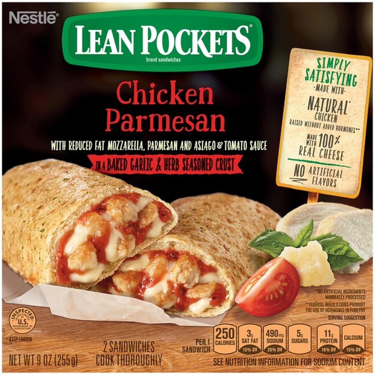 Nestlé Lean Pockets Chicken Parmesan Frozen Sandwiches (2 ct) Delivery ...