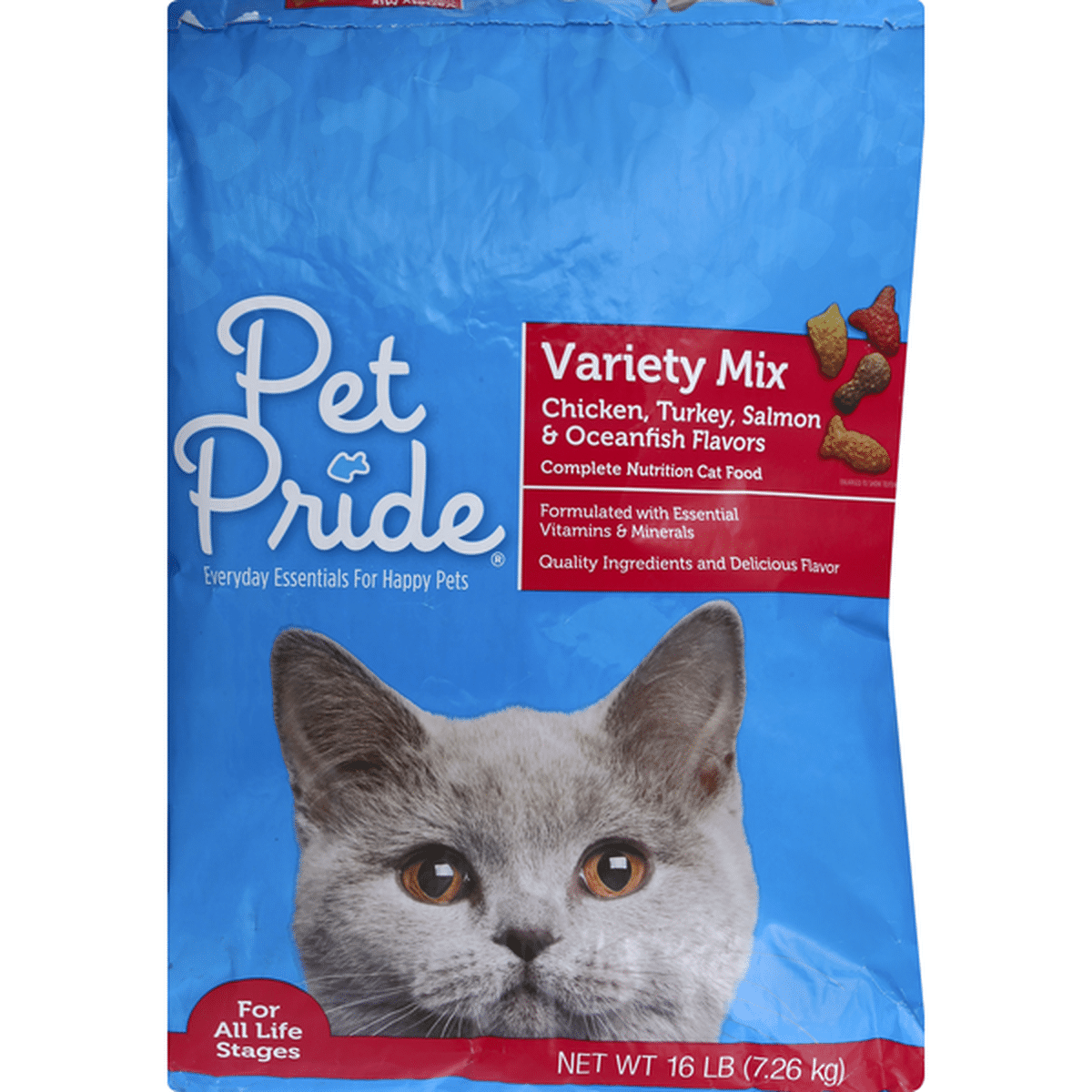 Pet Pride Cat Food Variety Mix Complete Nutrition For All Life