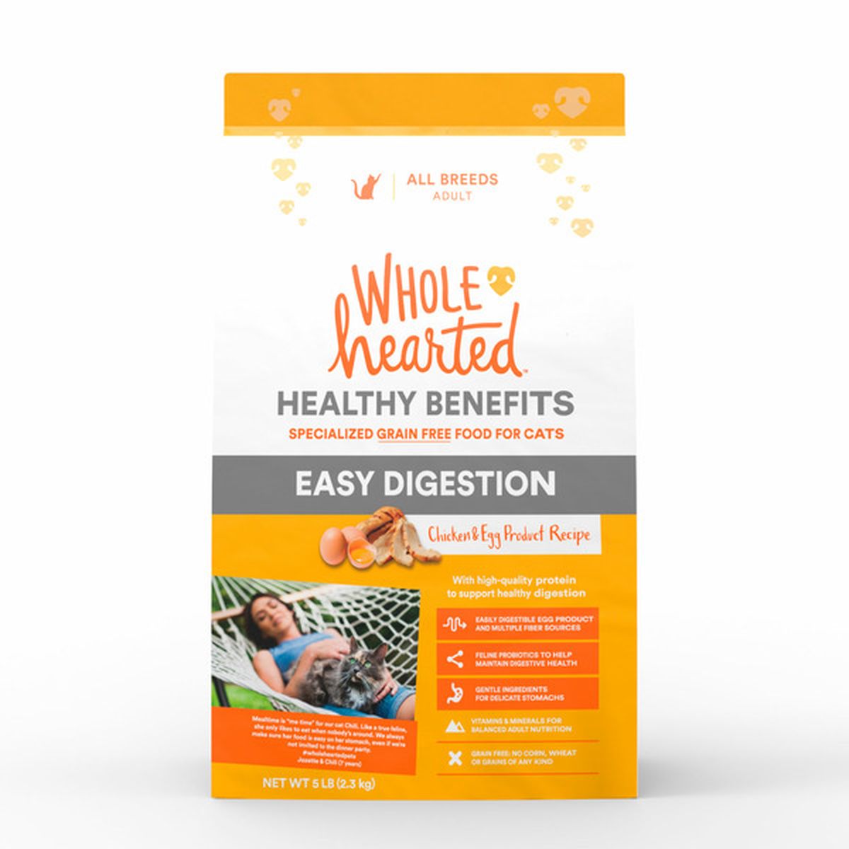 WholeHearted Food for Cats Grain Free Easy Digestion Chicken