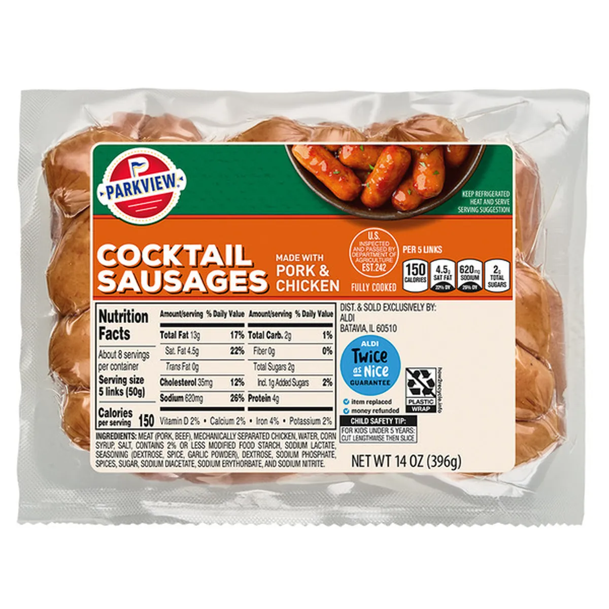 Parkview Cocktail Sausages (14 oz) Delivery or Pickup Near Me