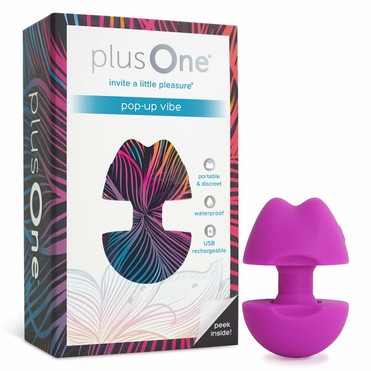 plusOne Vibration Settings & Waterproof Travel Pop-Up Vibe Vibrator (1  each) Delivery or Pickup Near Me - Instacart